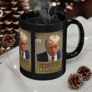 Donald Trump 2024 Mug Donald Trump Mug Shot Design Coffee Mug Patriotic Mug Design Accent Coffee Mug, 11oz1