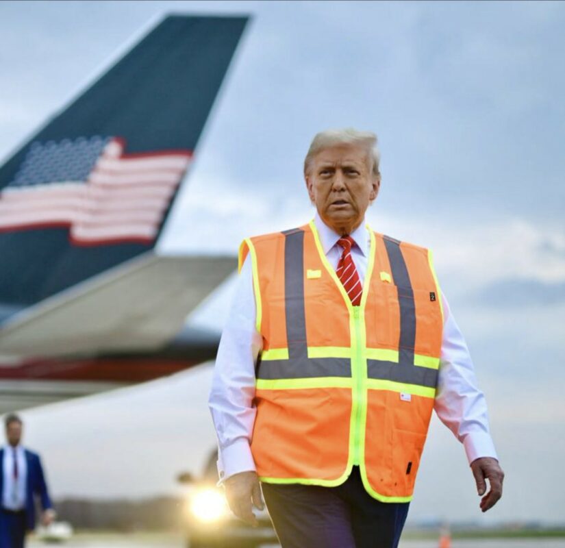 Donald Trump Arrives in Green Bay by Garbage Truck After Biden’s “Garbage” Remark