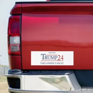 Donald Trump Bumper Magnet, President Election 2024 Car Magnet, Take America Back Bumper Magnet