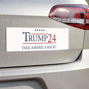 Donald Trump Bumper Magnet, President Election 2024 Car Magnet, Take America Back Bumper Magnet2