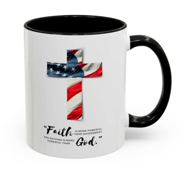 Donald Trump Collectible Mug - American Flag Cross - Accent Coffee Mug (11, 15oz)3