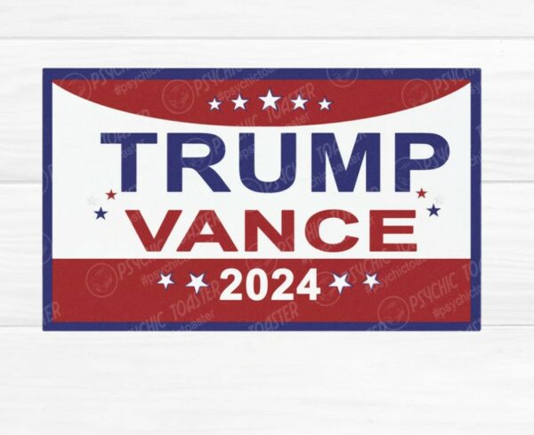 Donald Trump JD Vance President 2024 Car Magnet, Republican MAGA GOP