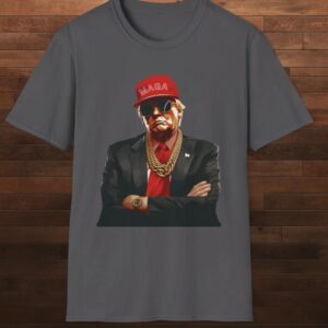 Donald Trump MAGA Shirt, Conservative Republican Tee, Freedom and Liberty Top, Make America Great Again, Election 2024, The Don Gangsta Pose