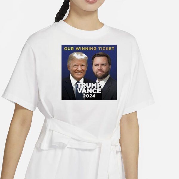 Donald Trump Our Winning Ticket Trump Vance 2024 Shirt