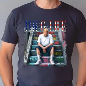 Donald Trump Thug Life Shirt, Patriotic Outfit, Donald Trump Shirt, President Trump, Sarcastic Donald Trump Tee, Funny Trump 20243