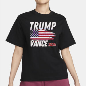 Donald Trump Vance 2024 Flag Maga Shirt2