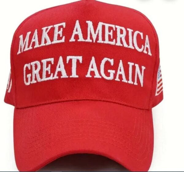 Donald Trump offical hat Take AMERICA Back TRUMP 2024 campaign Royal and red available Wear the official hat of the Donald -4 logo spots