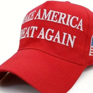 Donald Trump offical hat Take AMERICA Back TRUMP 2024 campaign Royal and red available Wear the official hat of the Donald -4 logo spots1