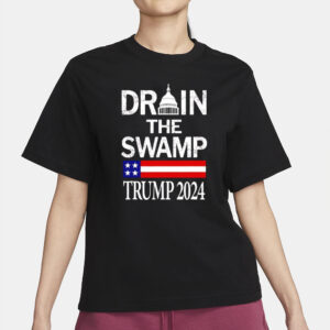 Drain the swamp Trump 2024 T-shirt2