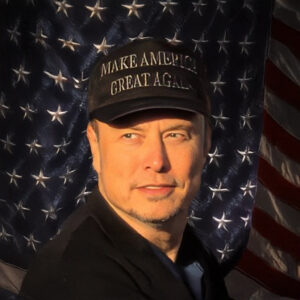 ELON! ELON! ELON! Dark MAGA HAT CAP