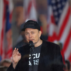 Elon Dark Maga Hat Caps