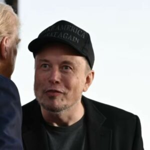 Elon Musk Black Trump Hat