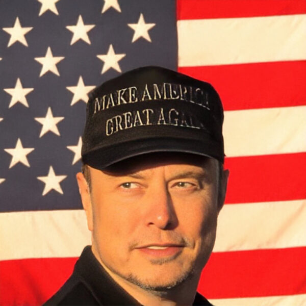 Elon Musk Dark MAGA Hat