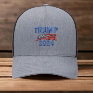 Embroidered Trump 2024 Hat, Make America Great Again Cap, Trump 2024 Trucker Hat, Trump 2024 Hat, Trump Trucker Hat, Adjustable Trump Cap2