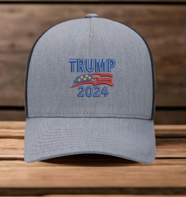 Embroidered Trump 2024 Hat, Make America Great Again Cap, Trump 2024 Trucker Hat, Trump 2024 Hat, Trump Trucker Hat, Adjustable Trump Cap2