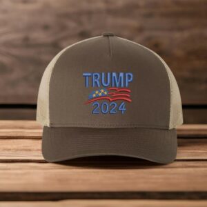 Embroidered Trump 2024 Hat, Make America Great Again Cap, Trump 2024 Trucker Hat, Trump 2024 Hat, Trump Trucker Hat, Adjustable Trump Cap3