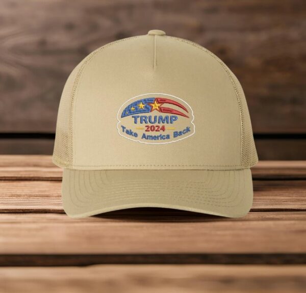 Embroidered Trump 2024 Hat, Take America Back Cap, Trump 2024 Trucker Hat, Trump 2024 Hat, Trump Trucker Hat, Adjustable Trump Cap2