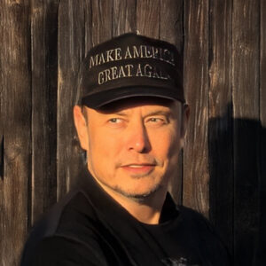 Even Elon Musk - FULL DARK MAGA HAT