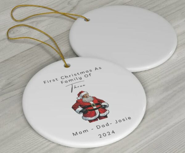 Family Trump Christmas Ornament, Personalized Ornament With Names, 2024 First Christmas Ornament For Family2