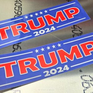 Full size Trump bumper sticker - Free shipping! - IT'S HUGE! - Trump 20241