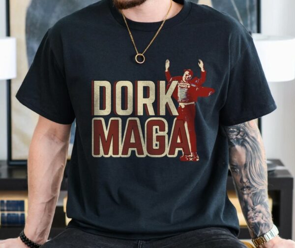 Funny Dork MAGA Shirt, Elon Musk Dark Maga Parody Tee, Sarcastic Political T-Shirt, MAGA Humor Gift, Trump Humorous Top Gift For Him and Her