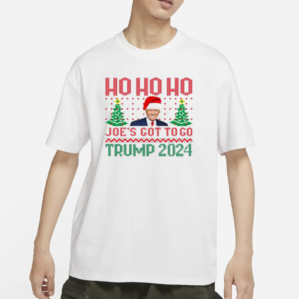 Funny Trump 2024 Christmas Shirt,Sarcastic Trump Xmas Shirt,Anti-Biden T-Shirt1