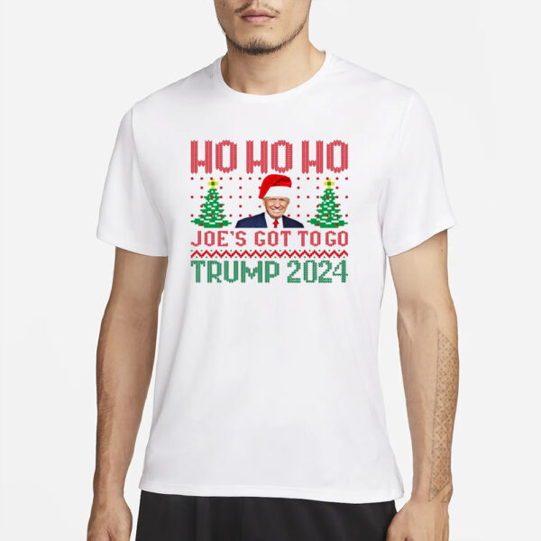 Funny Trump 2024 Christmas Shirt,Sarcastic Trump Xmas Shirt,Anti-Biden T-Shirt2