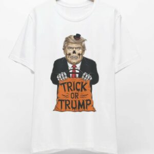 Halloween Trump Shirt, Trick or Trump Shirt, Donald Trump Shirt, Trump Skeleton Shirt, US 2024 Election Shirt, Halloween Politics Shirt