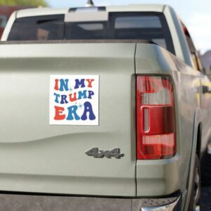 In My Trump Era Car magnet, Elections 2024 car decal, Election 2024 bumper sticker, Trump bumper sticker, Trump car magnet