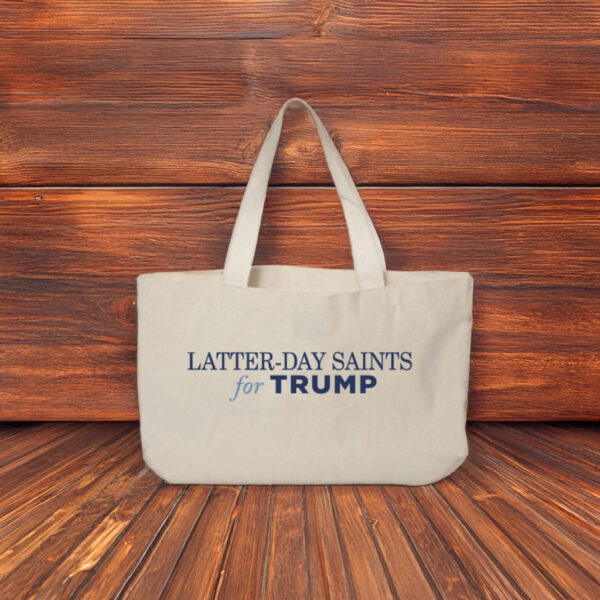 Latter-Day Saints for Trump Canvas Tote Bag