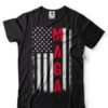 MAGA Flag Donald Trump 2024 Election T-shirt US Presidential Election Trump Re-election T-shirt USA Flag Tee