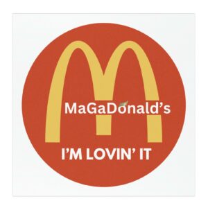 Magadonalds I’m Lovin’ It Car Magnets