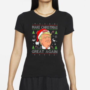 Make Christmas Great Again Ugly Donald Trump T-Shirt