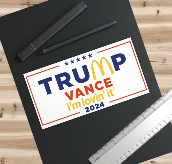 McDonald’s Trump vance Bumper Stickers US