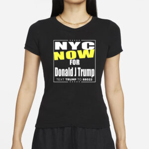 New York city now for Donald Trump T-shirt