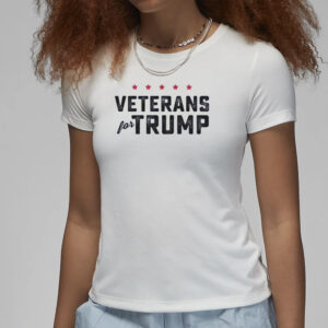 Official Donald Trump Veteran Military MAGA Mens T Shirt Size L Large No Hat USA2