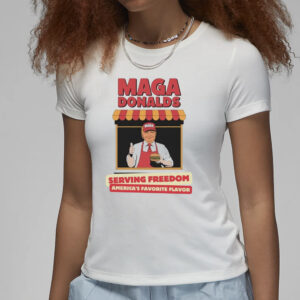 Official Trump Mcdonalds Serving Freedom America’s Favorite Flavor Shirt3