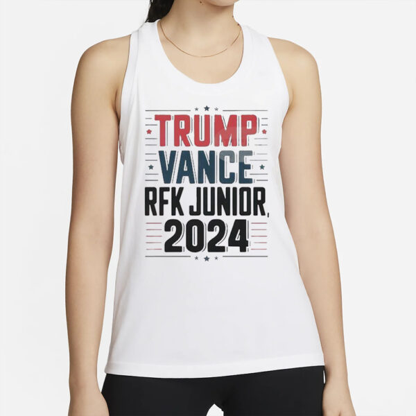 Official Trump Vance Robert F Kennedy Jr Junior 2024 Vintage t-shirt2