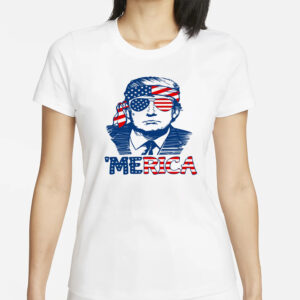 Patriotic tee, Trump 'Merica Shirt1