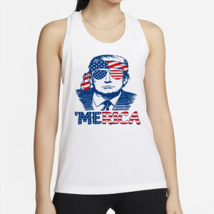 Patriotic tee, Trump 'Merica Shirt2