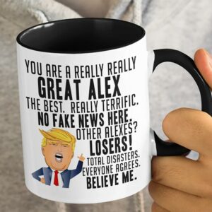 Personalized Funny Trump Coffee Mug, Custom Name Trump Mug, Trump Two Tone Mug, Donald Trump Mug, Trump Christmas Gift, Pro Trump Gift