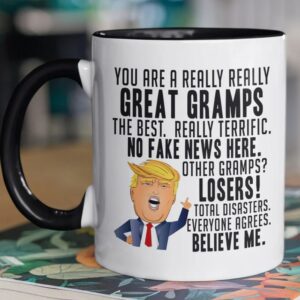 Personalized Funny Trump Coffee Mug, Custom Name Trump Mug, Trump Two Tone Mug, Donald Trump Mug, Trump Christmas Gift, Pro Trump Gift2