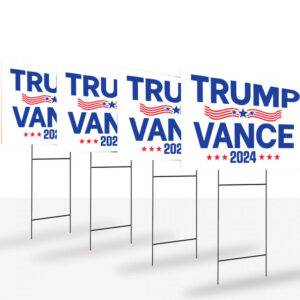 Political Lawn Sign, Trump Vance 2024, President Election 2024, Republican Garden Yard Sign