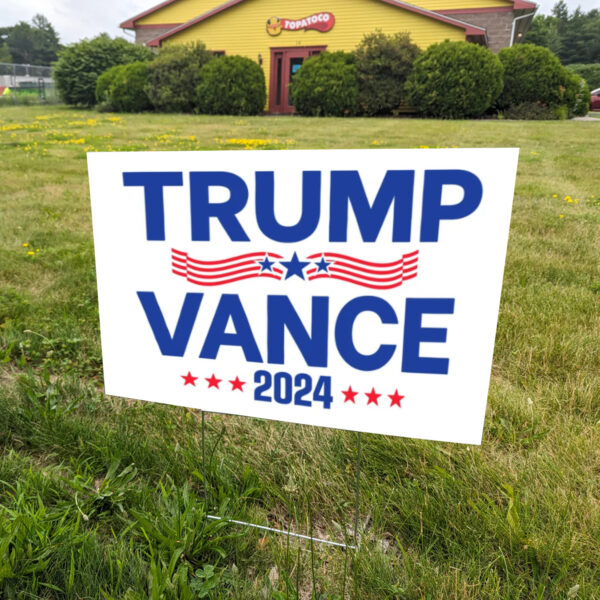 Political Lawn Sign, Trump Vance 2024, President Election 2024, Republican Garden Yard Sign1