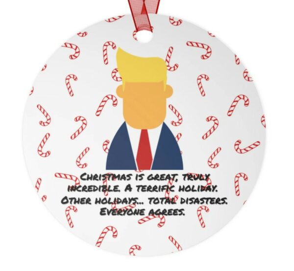 Political Ornament, Political Christmas Ornament, Gift Ornament, Christmas Ornament1