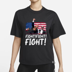 President Donald Trump 2024 Shirt, Trump Fight Fight Fight Shirt, God Bless Trump Shirt1