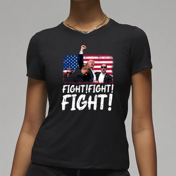 President Donald Trump 2024 Shirt, Trump Fight Fight Fight Shirt, God Bless Trump Shirt3