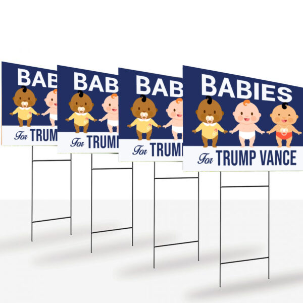 President Election 2024, Babies For Trump Vance Yard Sign