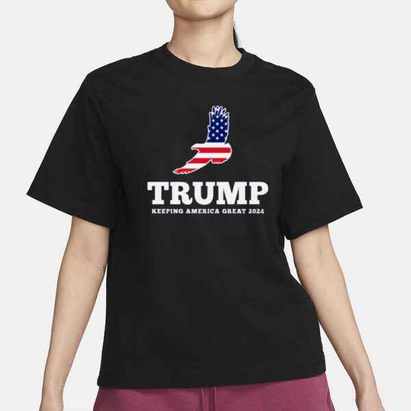 President Trump 2024 Eagle T Shirt Donald Trump Tee Keeping America Great Gift T-shirt2