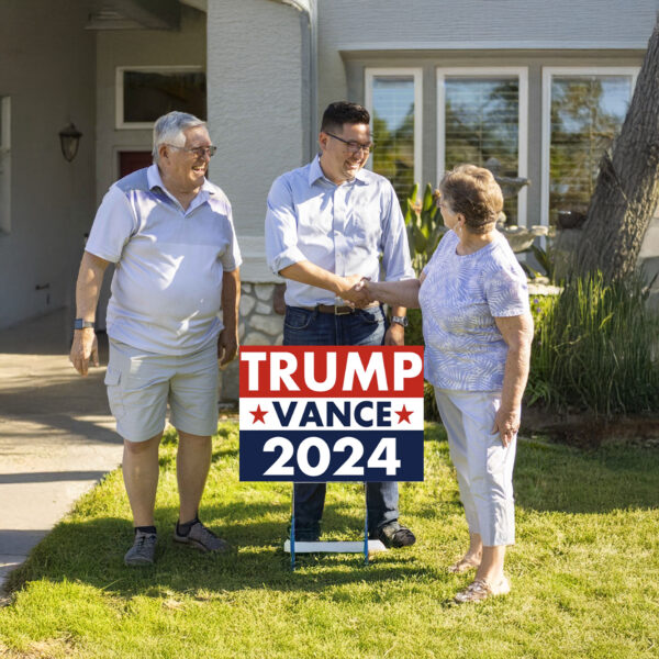 President Trump Vice President Vance 2024 Yard Sign US